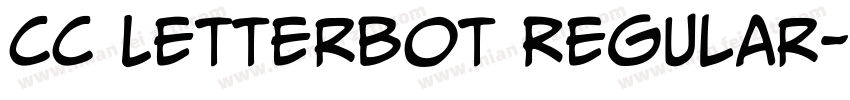 CC Letterbot Regular字体转换